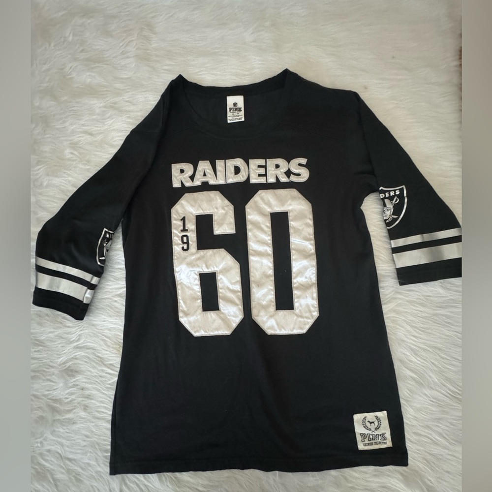 Pink Raiders jersey XS